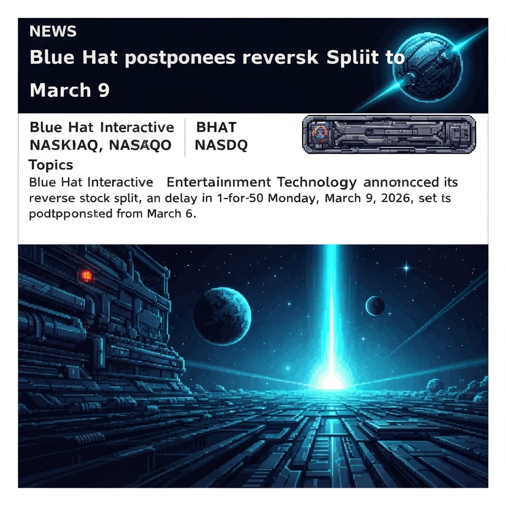 Blue Hat postpones reverse stock split to March 9