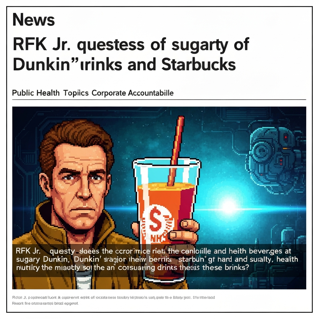 RFK Jr. questions safety of sugary drinks at Dunkin'' and Starbucks