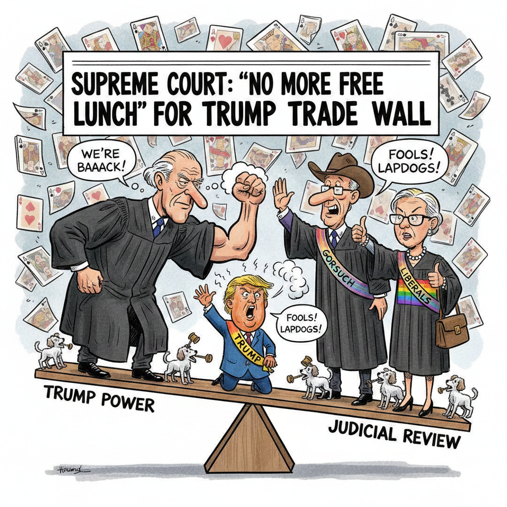 With tariffs ruling, Supreme Court reasserts its power to check Trump​