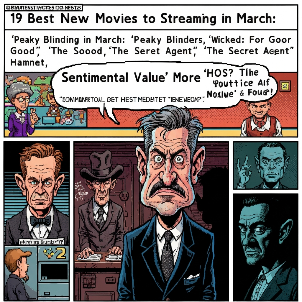 19 Best New Movies to Streaming in March: ‘Peaky Blinders,’ ‘Wicked: For Good,’ ‘The Secret Agent,’ ‘Hamnet,’ ‘Sentimental Value’ and More